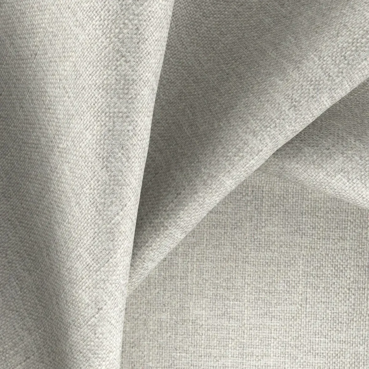 Tenby Fabric - 14 Mist by black-grey plain fabric with weave