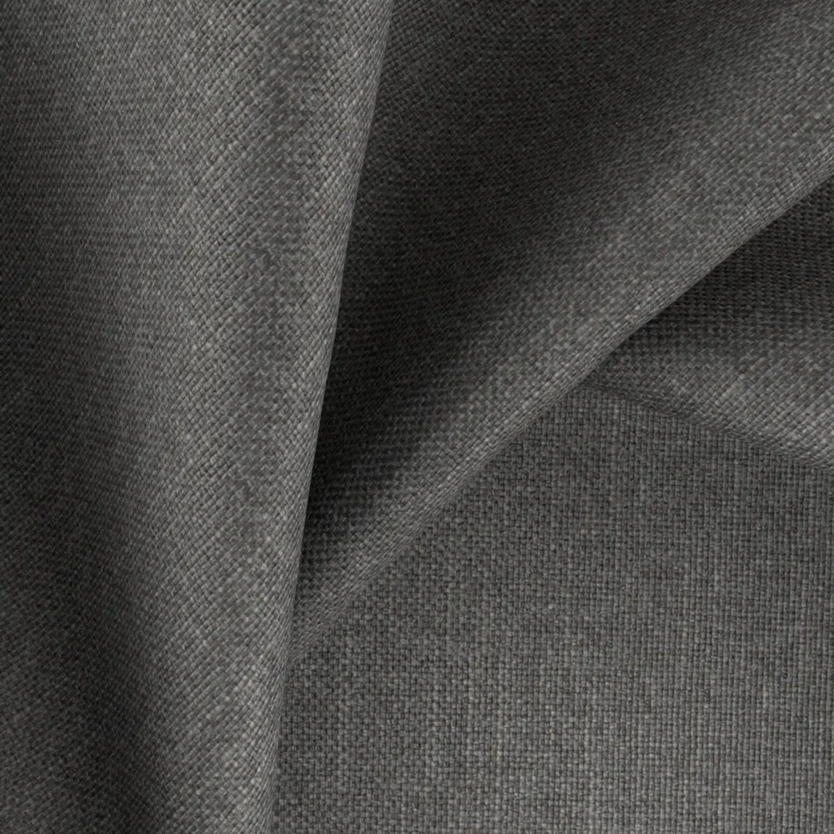 Tenby Fabric - 18 Shadow by black-grey plain fabric with weave