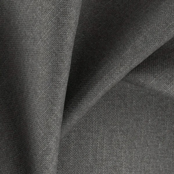 Tenby Fabric - 18 Shadow by black-grey plain fabric with weave
