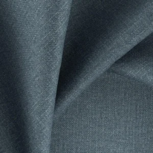 blue plain fabric with weave