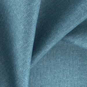 blue plain fabric with weave