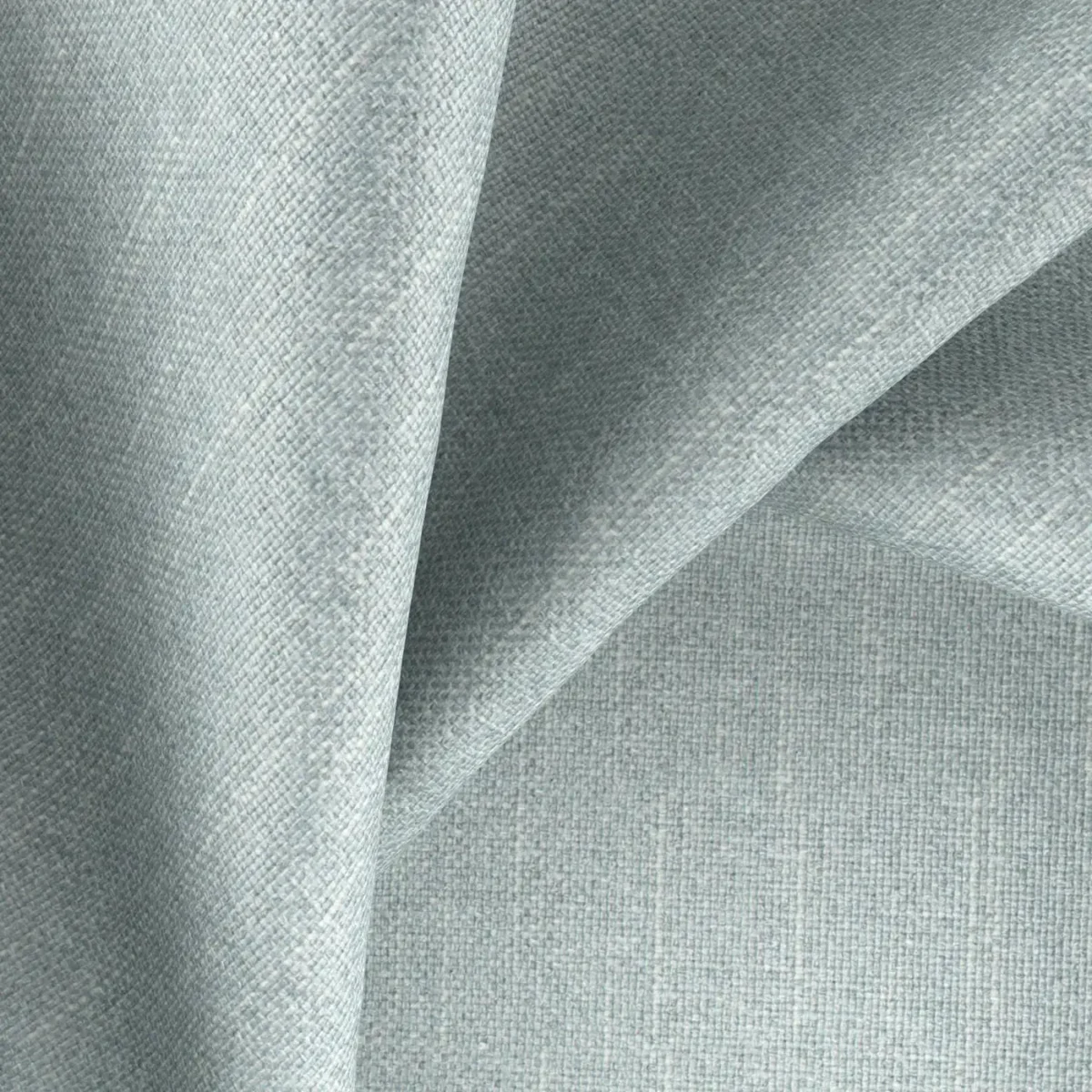 Tenby Fabric - 23 Duck Egg by blue plain fabric with weave