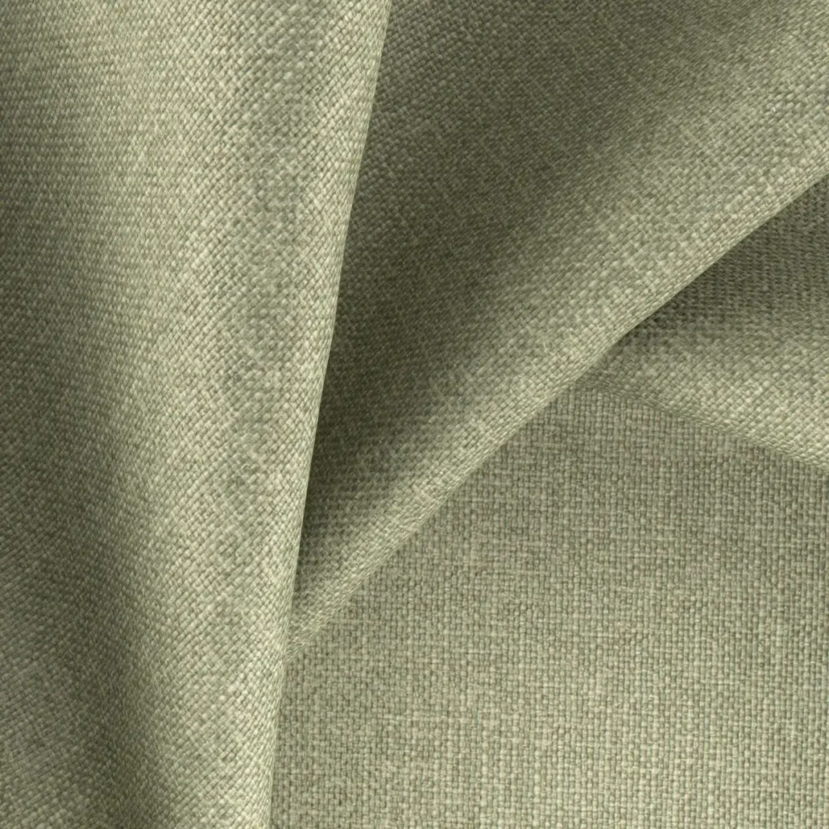 green plain fabric with weave
