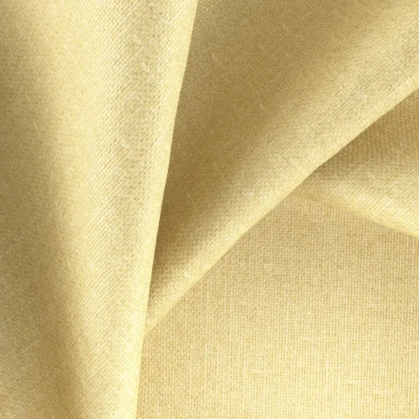Tenby Fabric - 32 Buttercup by yellow plain fabric with weave
