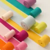 Various bright colours ribbon border