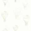 white children's wallpaper from caselio