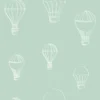 white children's wallpaper from caselio