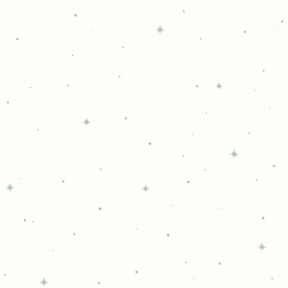 Rever Wallpaper - Menthe by white spotted wallpaper from caselio