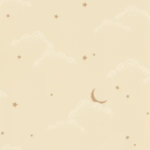 yellow children's wallpaper from caselio