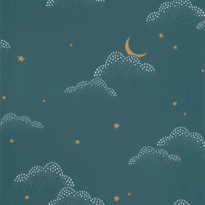 blue children's wallpaper from caselio