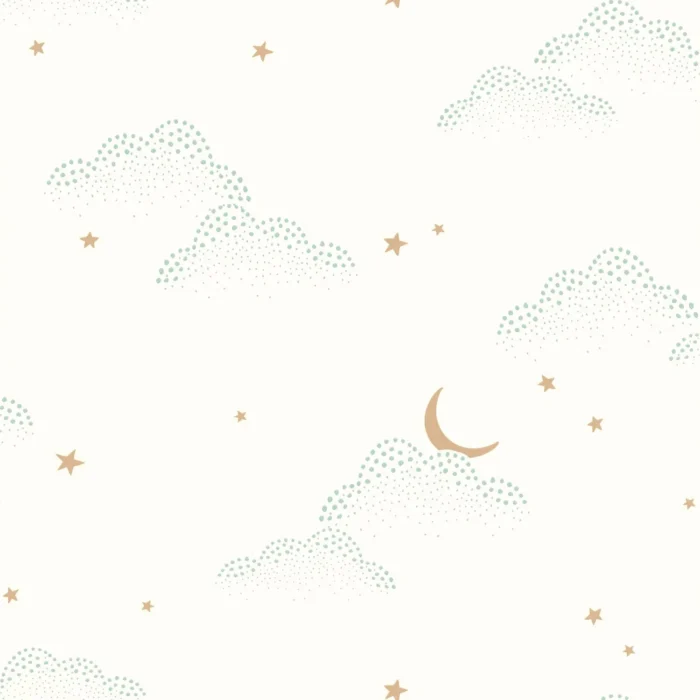 S Evader Wallpaper - Menthe swatch
