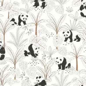 black-grey children's wallpaper from caselio