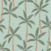 blue botanical wallpaper from caselio
