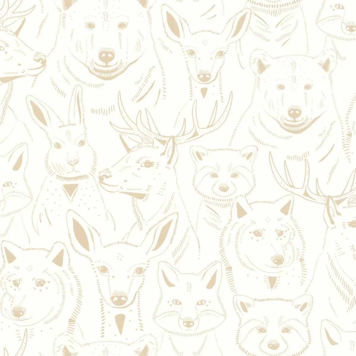 neutral children's wallpaper from caselio