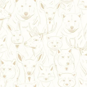 neutral children's wallpaper from caselio