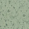 green children's wallpaper from caselio