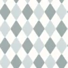 blue geometric wallpaper from caselio