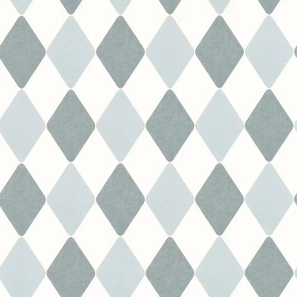 Danser Wallpaper - Bleu Grise by blue geometric wallpaper from caselio