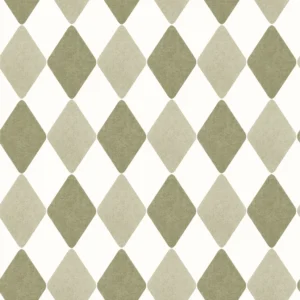 green geometric wallpaper from caselio