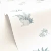 blue botanical wallpaper and wallpaper with