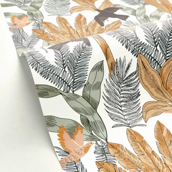 Explorer Wallpaper - Menthe by yellow botanical wallpaper and wallpaper with