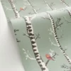 green botanical wallpaper and wallpaper with