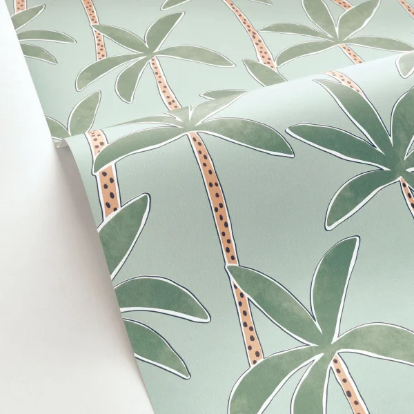 Se Balancer Wallpaper - Menthe by blue botanical wallpaper and wallpaper with