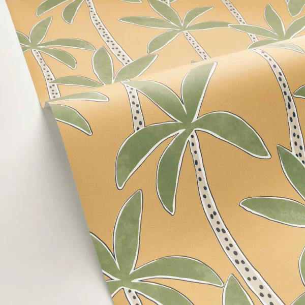 Se Balancer Wallpaper - Curry by yellow botanical wallpaper and wallpaper with