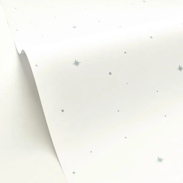 Rever Wallpaper - Menthe by white spotted wallpaper and wallpaper with