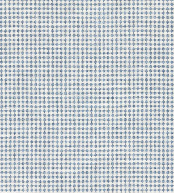 Ragdale Fabric - Coast Blue by blue geometric woven fabric from Scion
