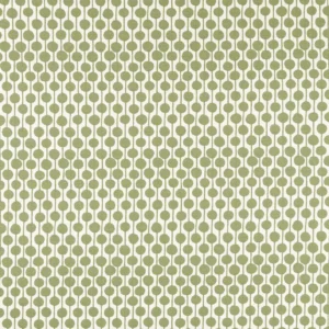 green spotted woven fabric from Scion