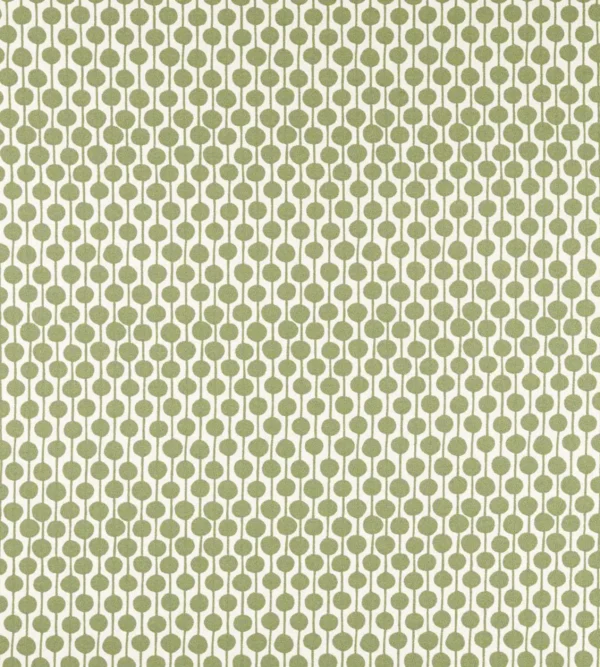 Taimi Fabric - Pine by green spotted woven fabric from Scion