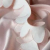 pink two tone scalloped border