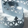 blue felt scalloped border