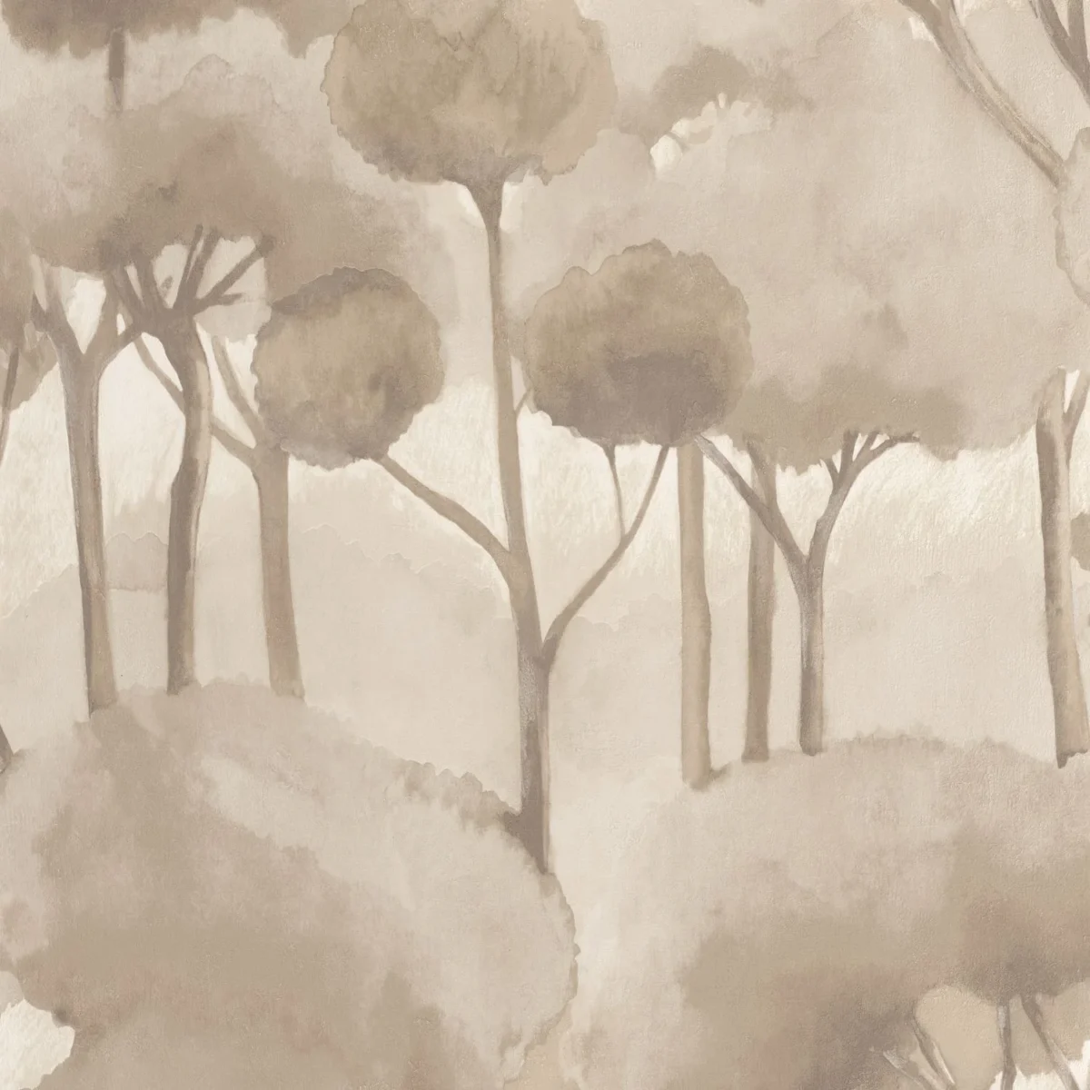 Foret Des Landes Wallpaper - Lin by brown botanical wallpaper from casadeco