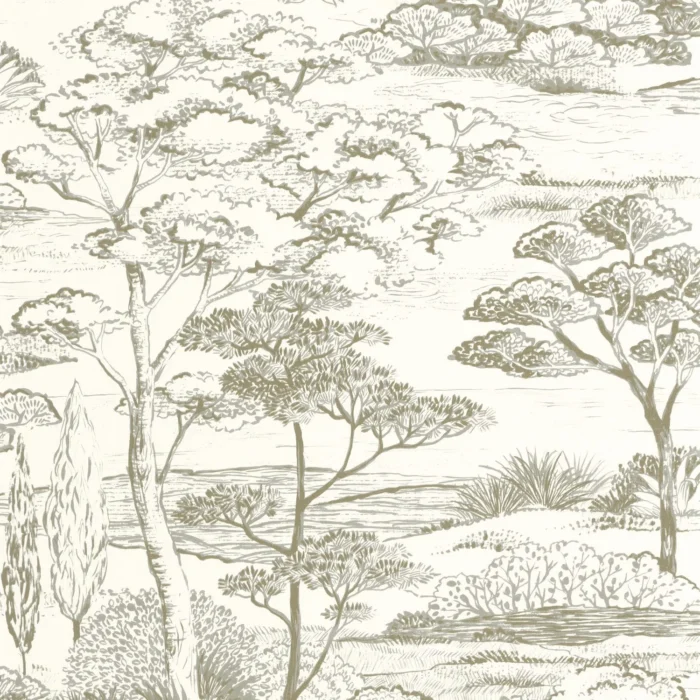 Littoral Wallpaper - Argile swatch