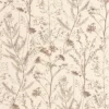 neutral botanical wallpaper from casadeco