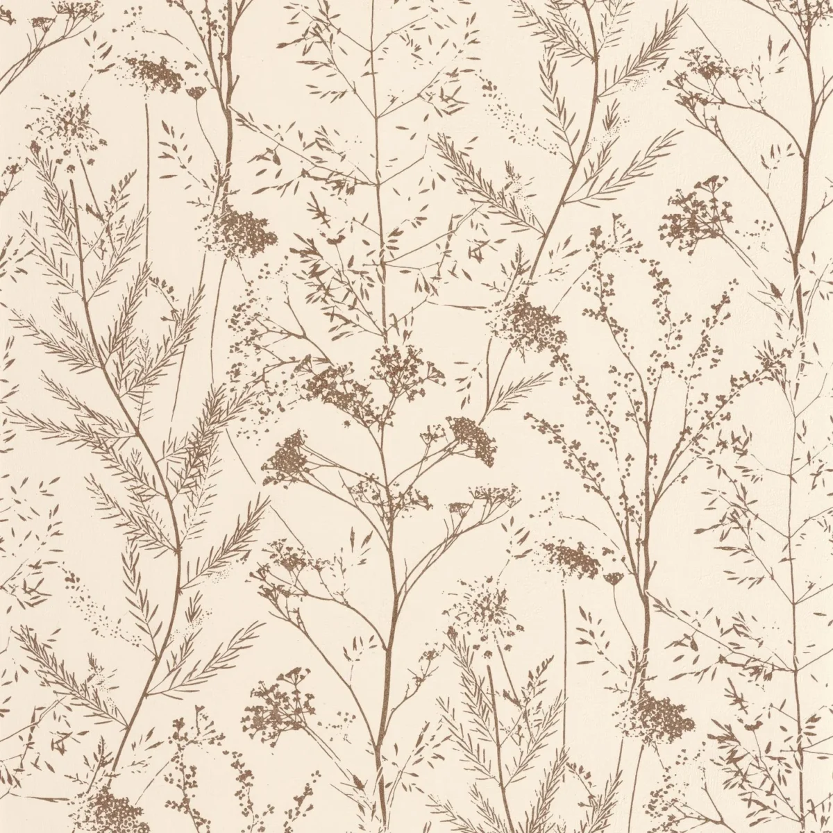 neutral botanical wallpaper from casadeco