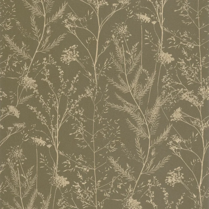 Prairie Wallpaper - Kaki swatch