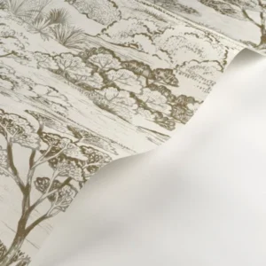 green botanical wallpaper and wave with wallpaper