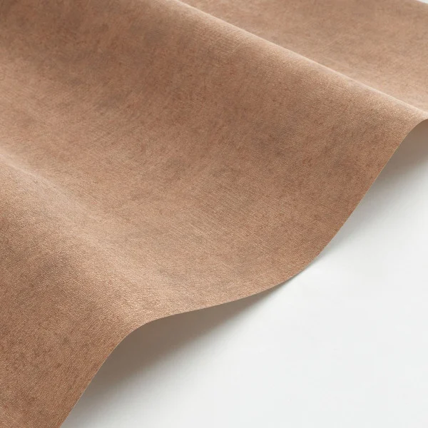 Mur A La Chaux Wallpaper - Terre Brûlee by brown plain wallpaper and wave with wallpaper