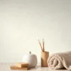 white plain wallpaper and towel with