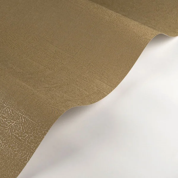 Ecume Wallpaper - Olive by green plain wallpaper and wave with wallpaper