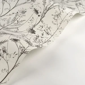 white botanical wallpaper and wave with wallpaper