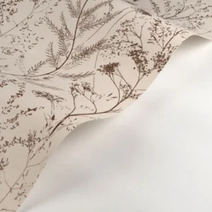 neutral botanical wallpaper and wave with wallpaper
