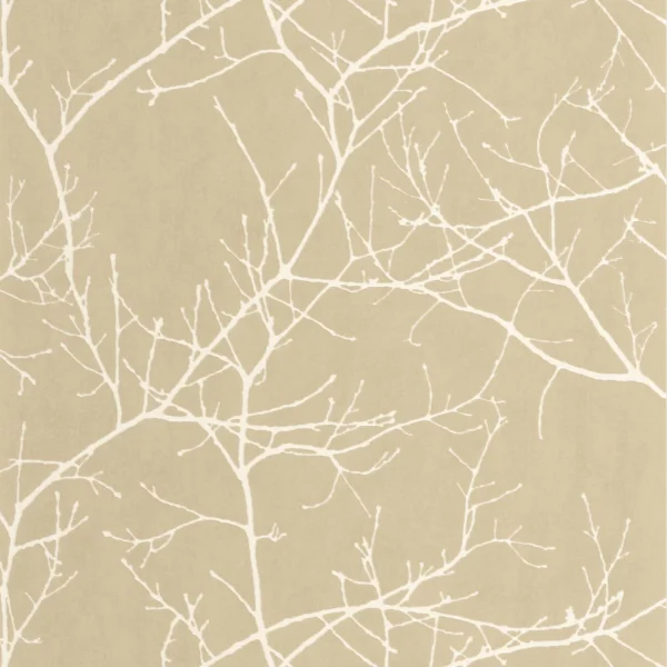 neutral botanical wallpaper from casadeco