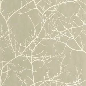 neutral botanical wallpaper from casadeco