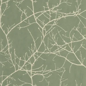 green botanical wallpaper from casadeco