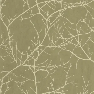 green botanical wallpaper from casadeco