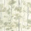 green botanical wallpaper from casadeco